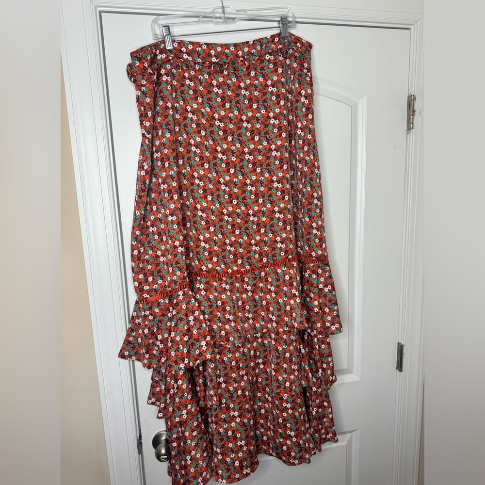 ASOS Curve printed skirt
